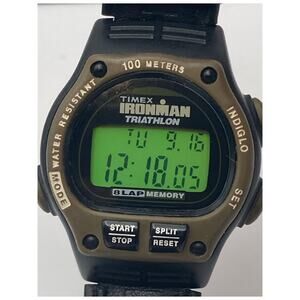 Timex Ironman Triathlon Women's Watch 33mm WR 100m - New Battery - Indiglo 770
